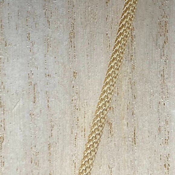 Vintage Set Round Pendant 16" Necklace Pierced Earrings Chain Marked Italy 925 - Picture 3 of 14